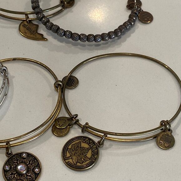 Alex and Ani Bracelet Bangles Lot of 6 Total - Picture 4 of 5